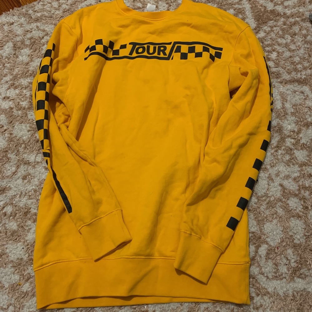 bieber tour crew neck